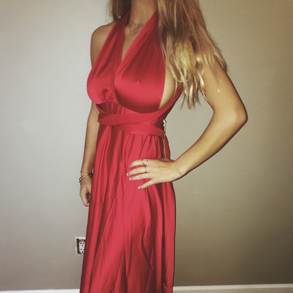 Satin Maxi / Prom Dress